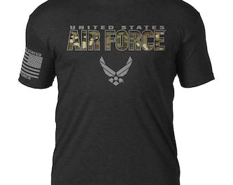 U.S. Air Force Camo Text 7.62 Design Battlespace Men's T-Shirt