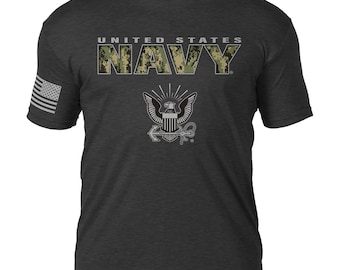 US Navy Camo Text 7.62 Design Battlespace Men's T-Shirt