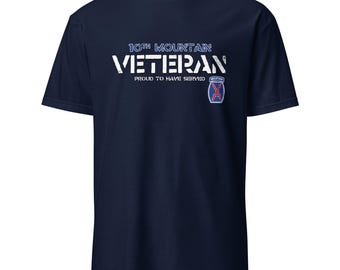 U.S. Army 10th Mountain Veteran Men's Tee