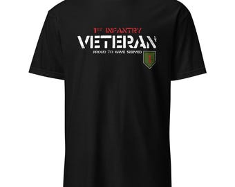 U.S. Army 1st infantry Veteran Men's T-Shirt
