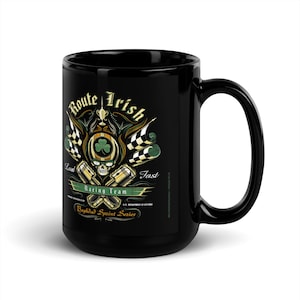 OIF/OEF Veteran Route Irish Black Glossy 15oz Mug