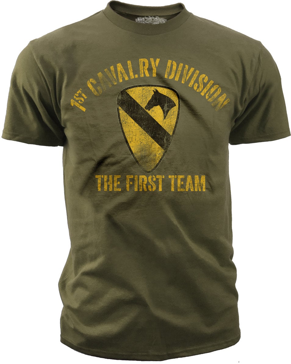 U.S. Army 1st Cavalry - the First Team Retro Men's T-shirt - Etsy