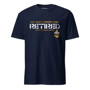 U.S. Navy Retired Senior Chief Men&#39;s Tee