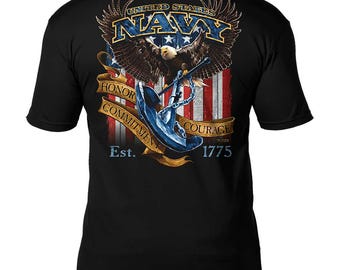 US Navy 'Fighting Eagle' 7.62 Design Battlespace Men's T-Shirt