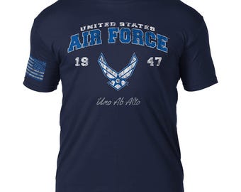US Air Force 'Vintage' 7.62 Design Men's T-Shirt Navy