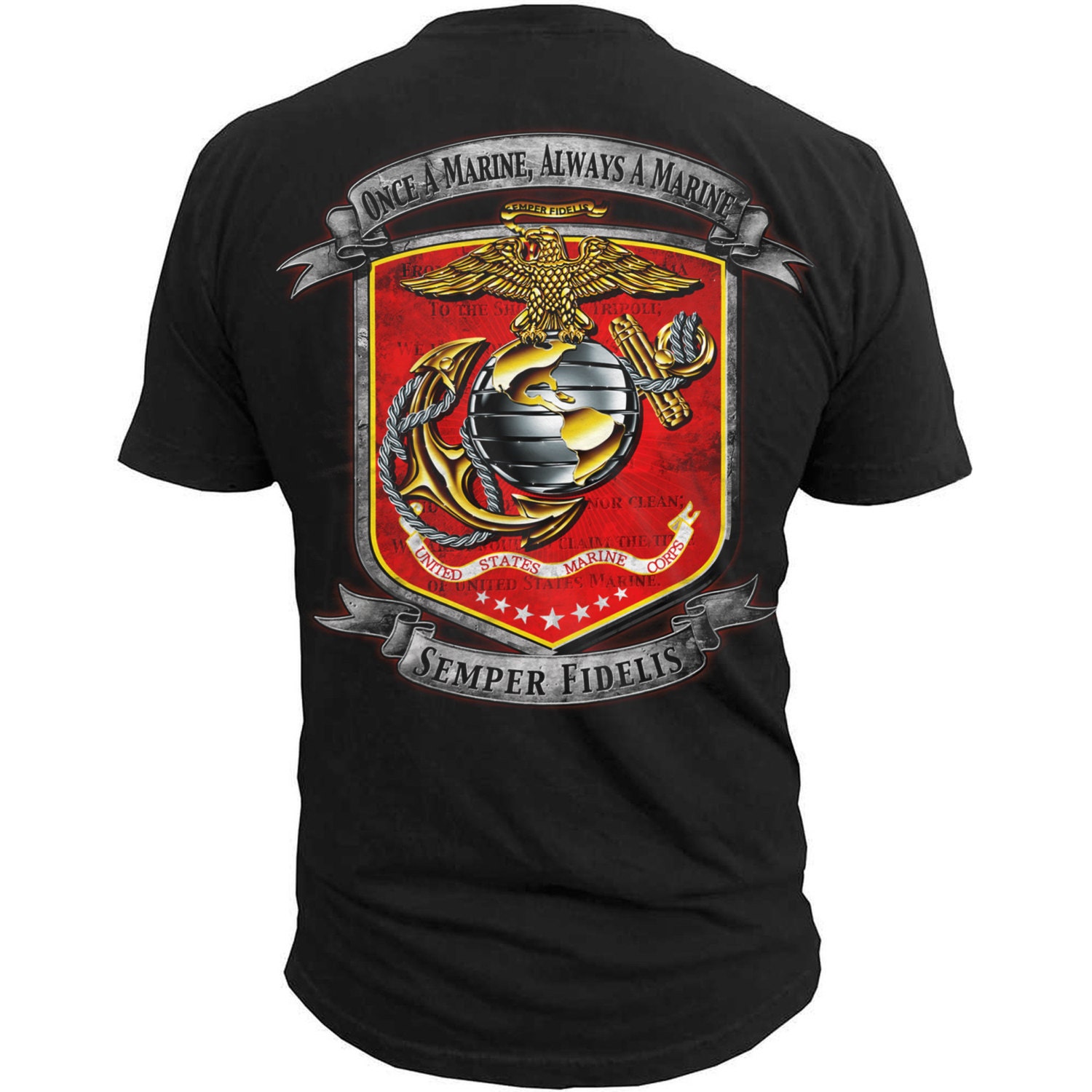 USMC "Once a Marine Always a Marine" Men's T-Shirt