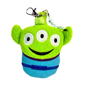 grüner Alien Plüsch-Schlüsselanhänger, Schlüsselanhänger, Taschenanhänger, Squishy, Stofftier
