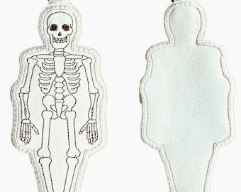 Skeleton Key Chain 7" long