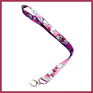 The Aristocats Marie inspired Lanyard, Keychain Wrist Strap