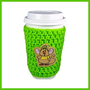 Cinderella Gus inspired Crochet Coffee Cozy