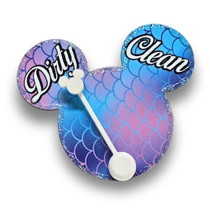 Mickey Ears Mermaid inspired Stateroom or Dishwasher Magnet
