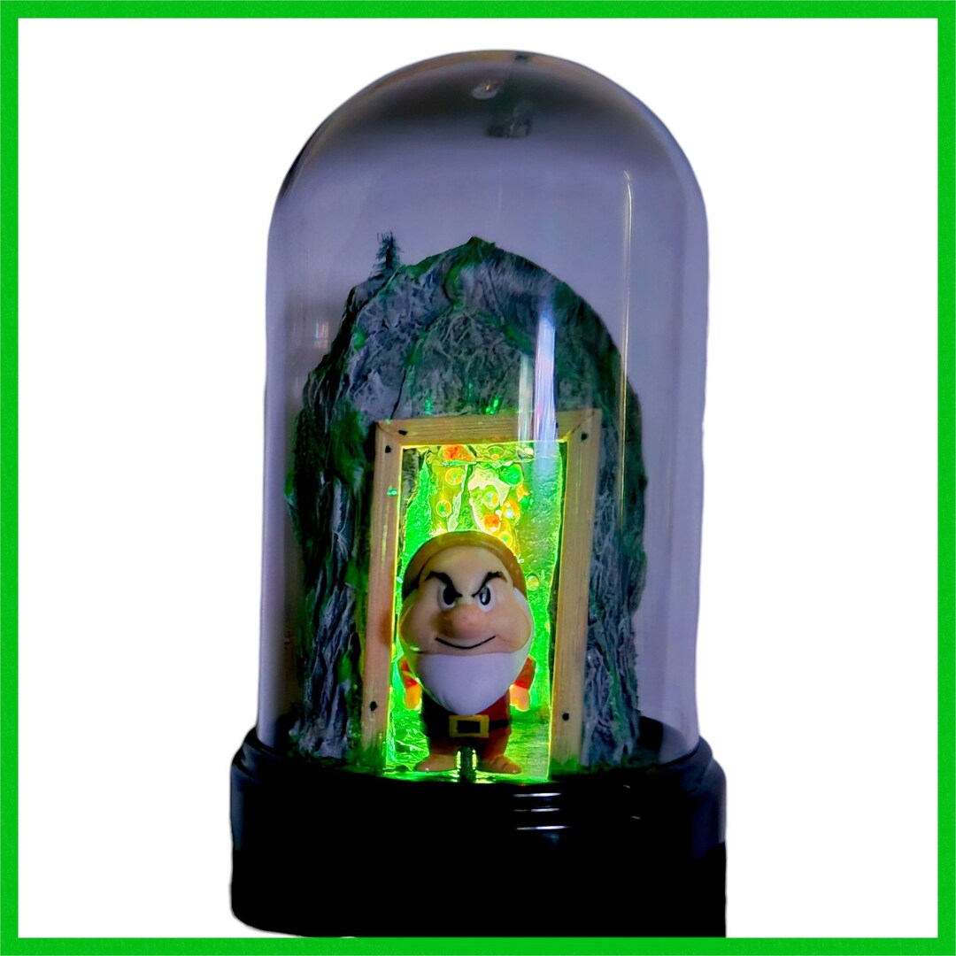 7 Dwarfs Mine Inspired Miniature Diorama Featuring Grumpy, Mine ...