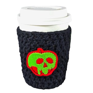 Poison Apple inspired Crochet Coffee Cozy