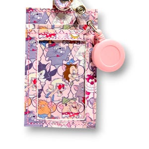 Disney Cats intrekbare badgehaspel 2 kaart-ID-houder
