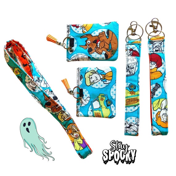 Scooby Doo Inspired ID, Card Holder, Small Wallet, Lanyard, Badge Holder,  Keychain Wrist Strap 