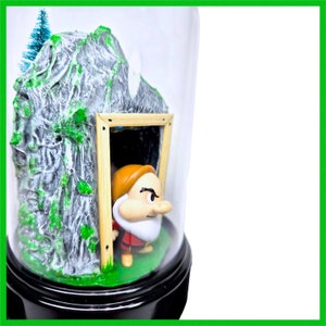 7 Dwarfs Mine Inspired Miniature Diorama Featuring Grumpy, Mine ...