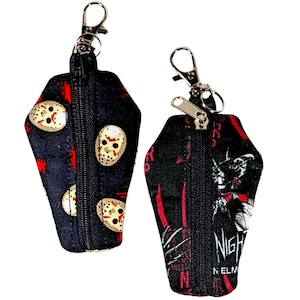 Freddy & Jason Horror-inspired chapstick, lipstick Holder