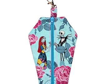 NBC Jack Skellington inspired Coffin Zipper Pouch Coin Purse