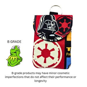 Op Star Wars geïnspireerd identiteitsbewijs, kaarthouder, kleine portemonnee, reisportemonnee B-klasse