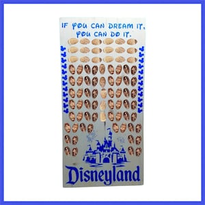 Disneyland or WDW inspired Pressed Penny Display wooden sign 2ft X 1ft