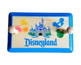 Disneyland Sleeping Beauty Castle inspired Holder for Mouse ears, Lanyards, keys & more