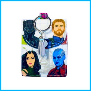 マーベル アベンジャーズにインスパイアされた ID、カードホルダー、小型財布、バッジホルダー
