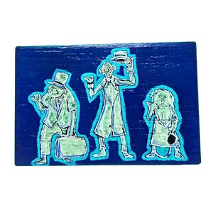 Haunted Mansion inspired Hand-Painted wooden wall decor set