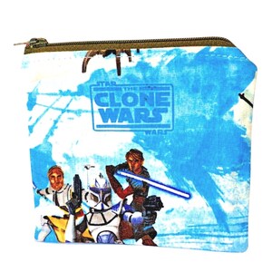 Chaveiro com zíper inspirado em Star Wars para fones de ouvido, máscara ou desinfetante para as mãos