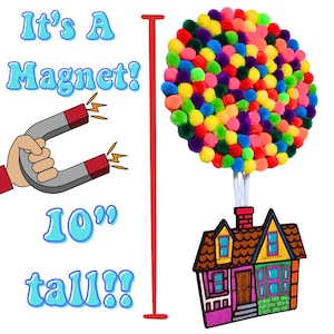 Casa UP ispirata ai palloncini con magnete a pompon