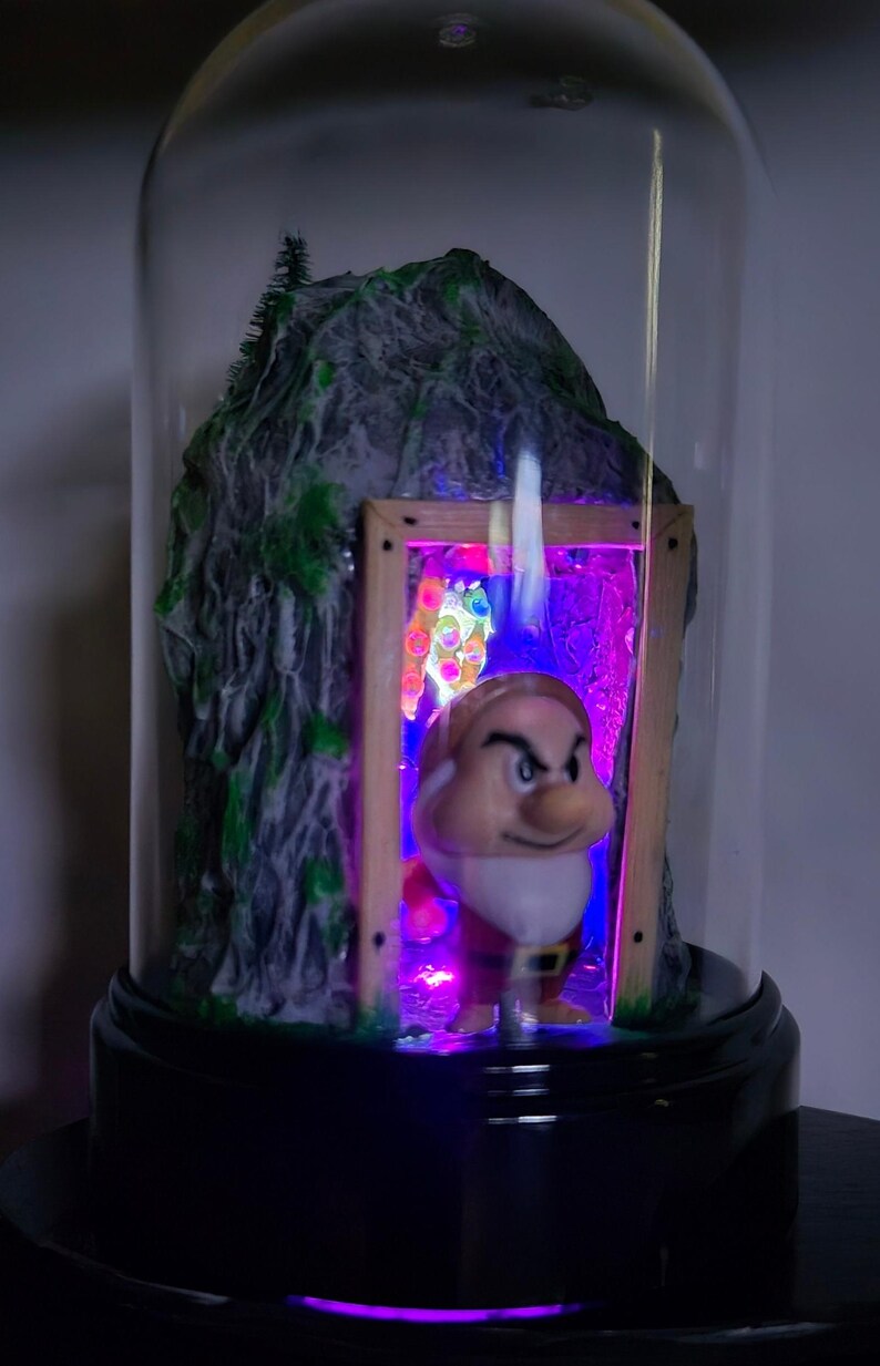 7 Dwarfs Mine Inspired Miniature Diorama Featuring Grumpy, Mine ...