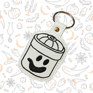 McDonalds Happy Meal Ghost Bucket inspired Key fob, snap tab, bag tag