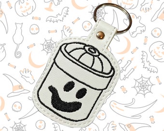 McDonalds Happy Meal Ghost Bucket inspired Key fob, snap tab, bag tag