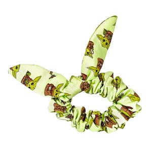 Baby Alien inspired Hair Scrunchie with Bow