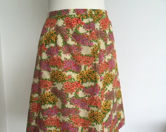 Vintage handmade floral skirt