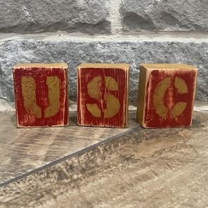 USC Home/Office Dorm Decor-University Of Southern California Decor-Trojans’ Home/Office/Dorm Rustic Decor