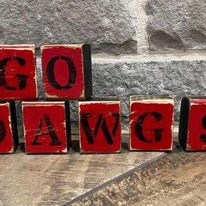 GO DAWGS Georgia Bulldog Decor-Georgia Bulldog Office Decor-University Of Georgia Decor-University of Georgia Dorm Decor