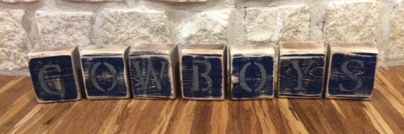 Dallas Cowboys Rustic Home Decor Dallas Cowboy Home Etsy