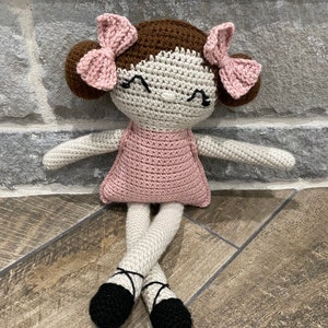 Ballerina Girl Ragdoll-Crocheted Ragdoll