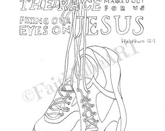 Let us run with perseverance - Hebrews 12:1