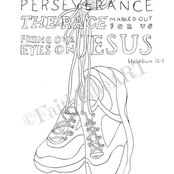 Let us run with perseverance - Hebrews 12:1