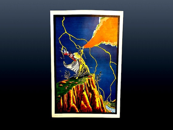 Vintage Original 1971 Poster Art Print 
