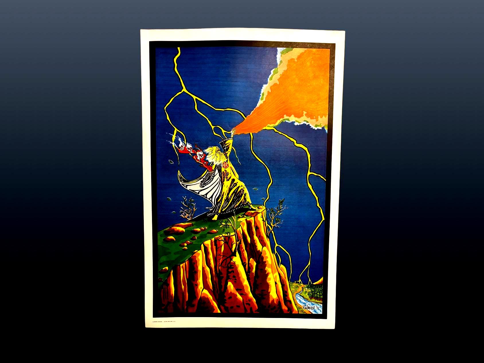 季節のおすすめ商品 Vintage Original 1971 Poster Art Print  額縁