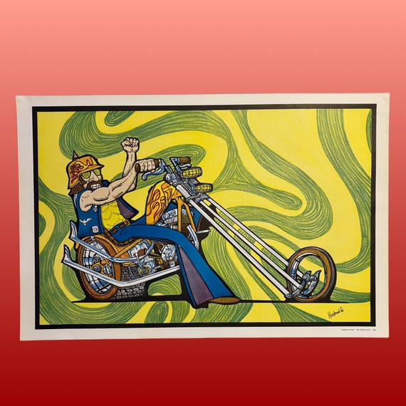 Vintage Original 1971 Poster Art Print 