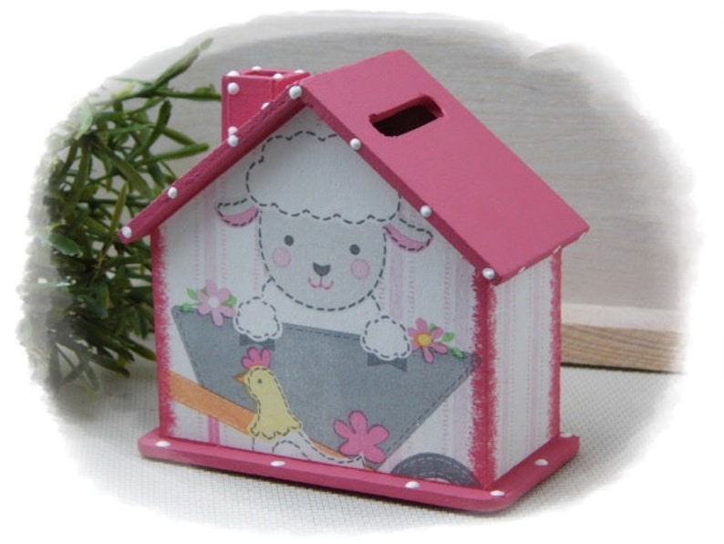 Money Box With Name Children's Money Box Girl Money Etsy