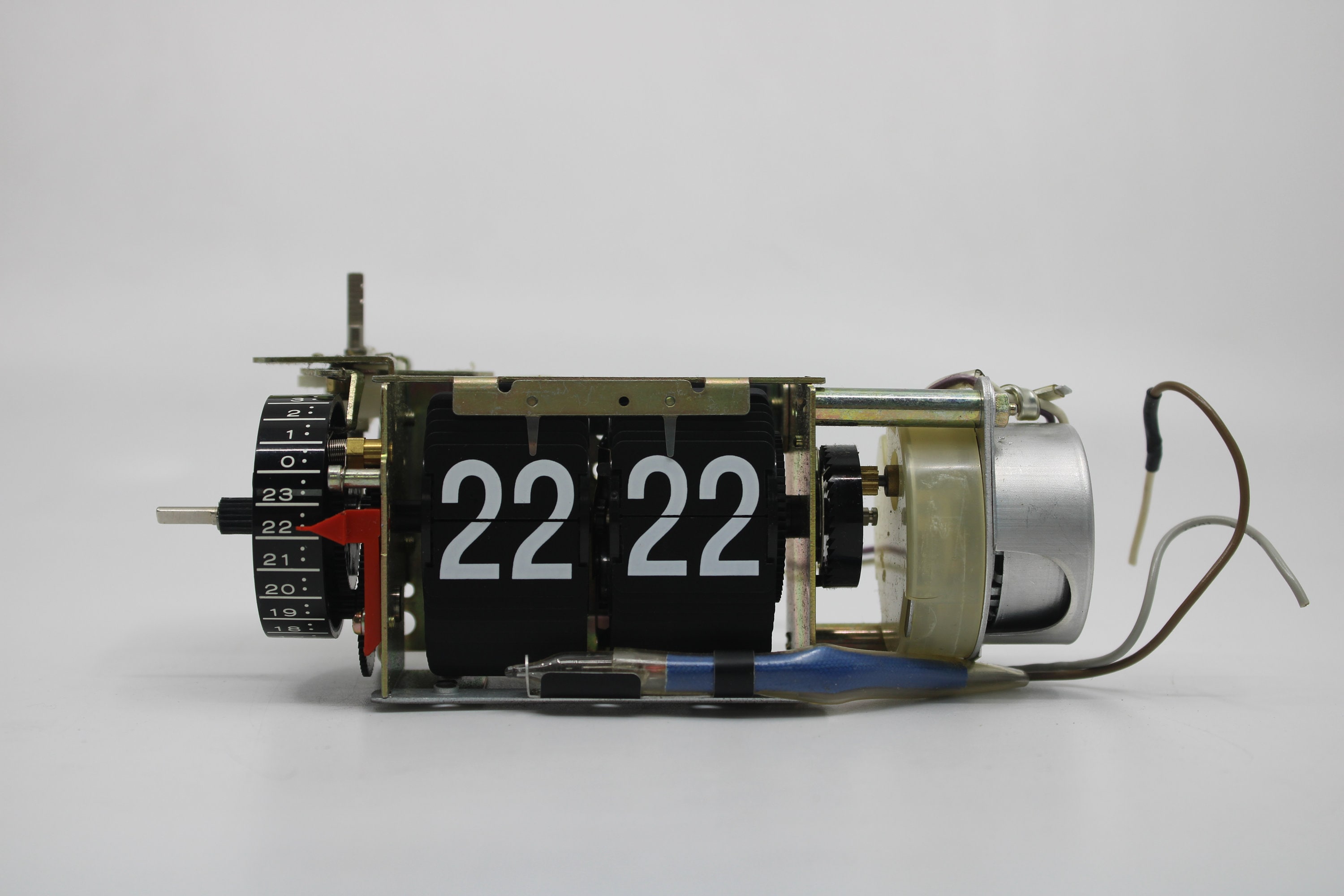 New Old Stock SABA Flip Clock Clockwork + Copal Motor Assembly