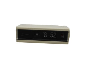 Copal 229,flip Clock,alarm,day,graphite Gray Color, - Etsy