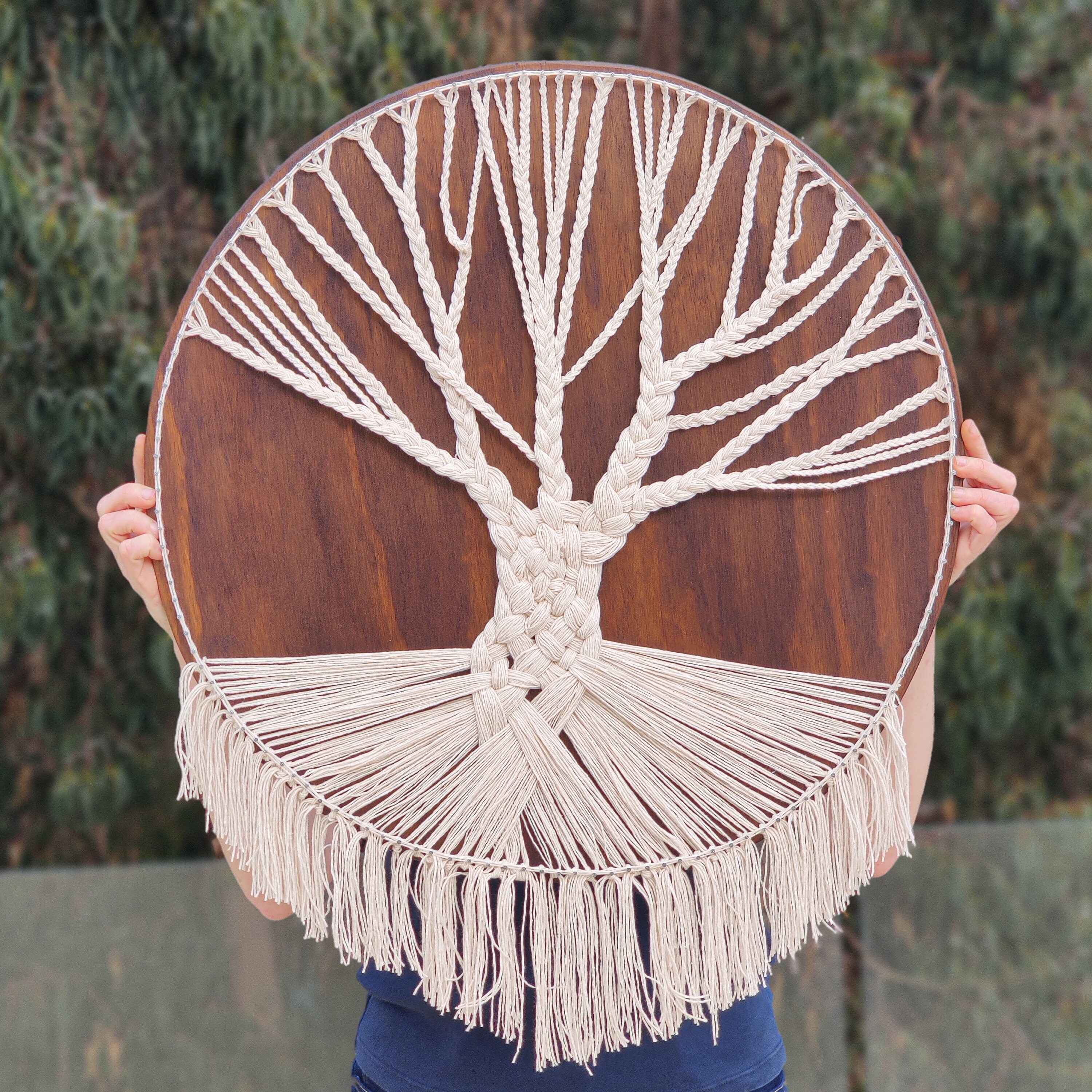 Tree of life string art wooden wall decor Large oversized Etsy