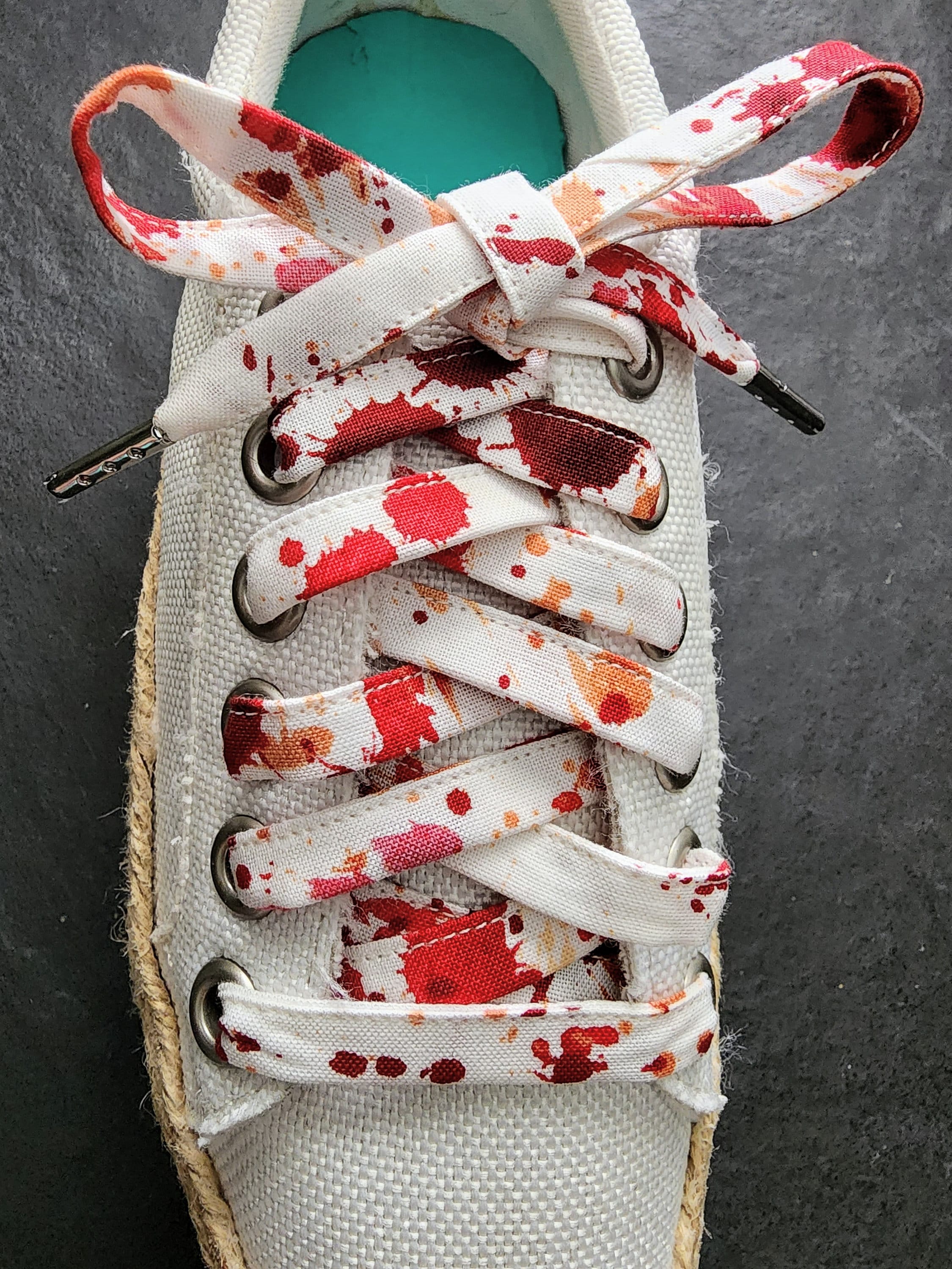 Bloody Splatter Shoelaces