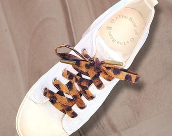 Leopard Animal Print Shoelaces