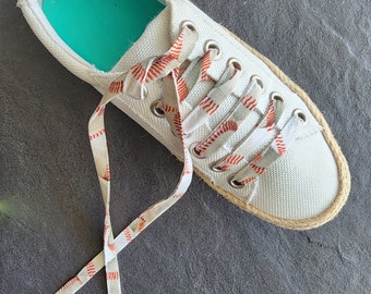 Shoelaces Baseball Accessory Baseball Mom Flat Shoelaces for Baseball Game